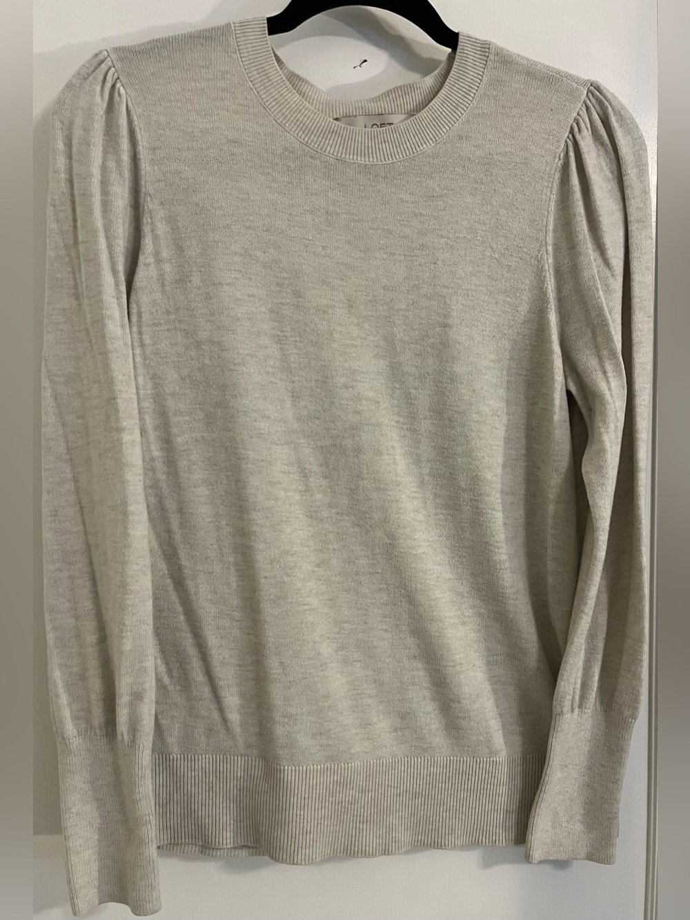 Loft Beige Crewneck Women’s Sweater